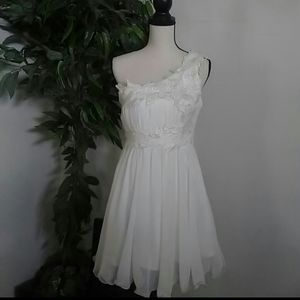 one sided shoulder party Dress